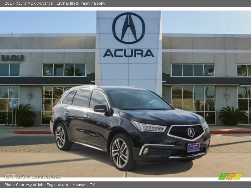 Crystal Black Pearl / Ebony 2017 Acura MDX Advance