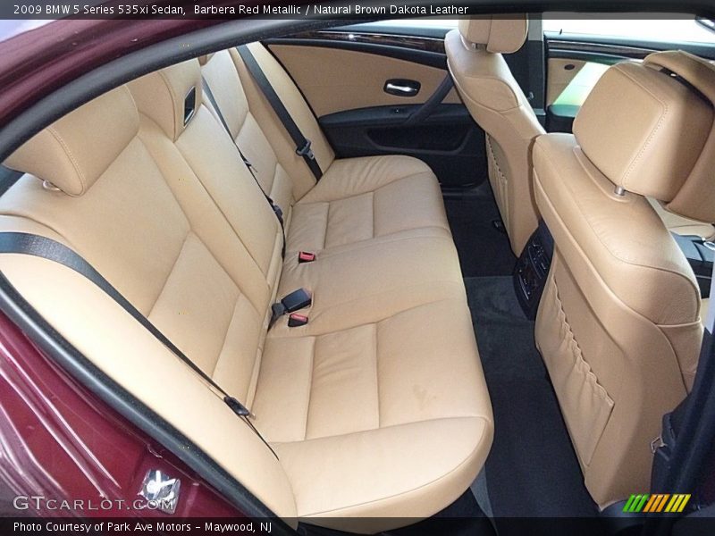 Barbera Red Metallic / Natural Brown Dakota Leather 2009 BMW 5 Series 535xi Sedan