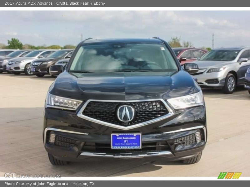 Crystal Black Pearl / Ebony 2017 Acura MDX Advance