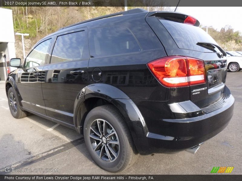 Pitch Black / Black 2017 Dodge Journey SE AWD