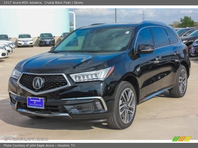 Crystal Black Pearl / Ebony 2017 Acura MDX Advance