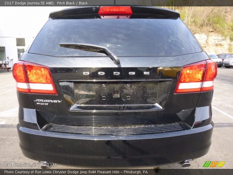 Pitch Black / Black 2017 Dodge Journey SE AWD