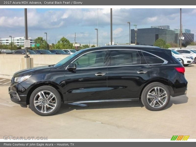 Crystal Black Pearl / Ebony 2017 Acura MDX Advance