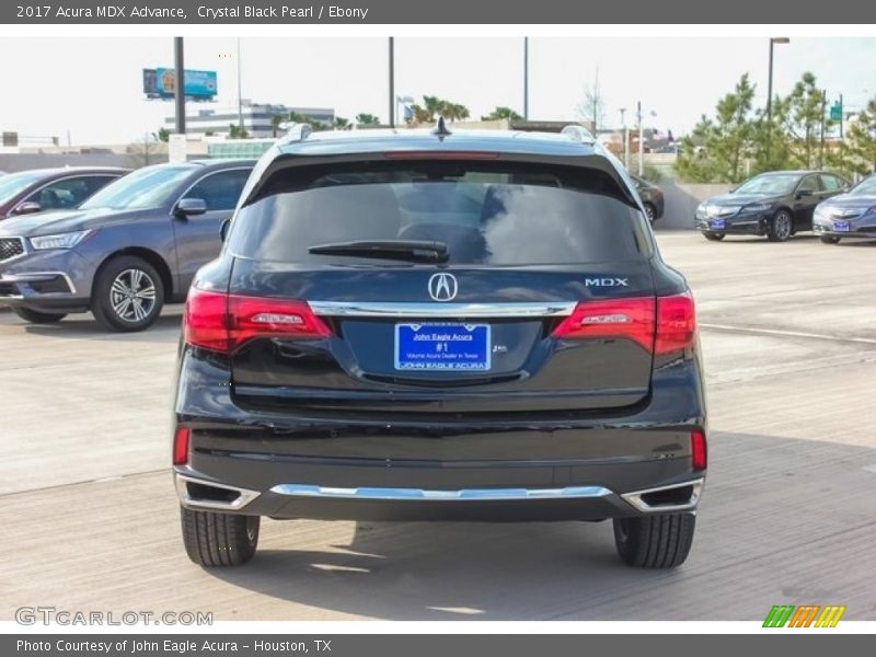 Crystal Black Pearl / Ebony 2017 Acura MDX Advance