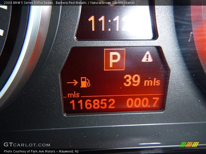 Barbera Red Metallic / Natural Brown Dakota Leather 2009 BMW 5 Series 535xi Sedan