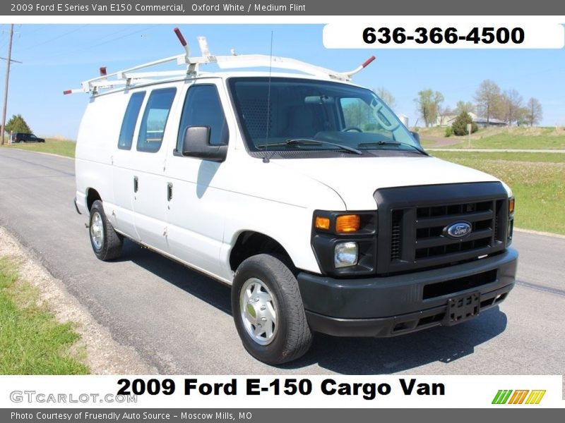 Oxford White / Medium Flint 2009 Ford E Series Van E150 Commercial