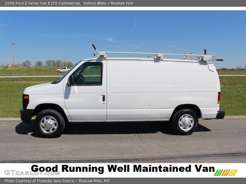 Oxford White / Medium Flint 2009 Ford E Series Van E150 Commercial