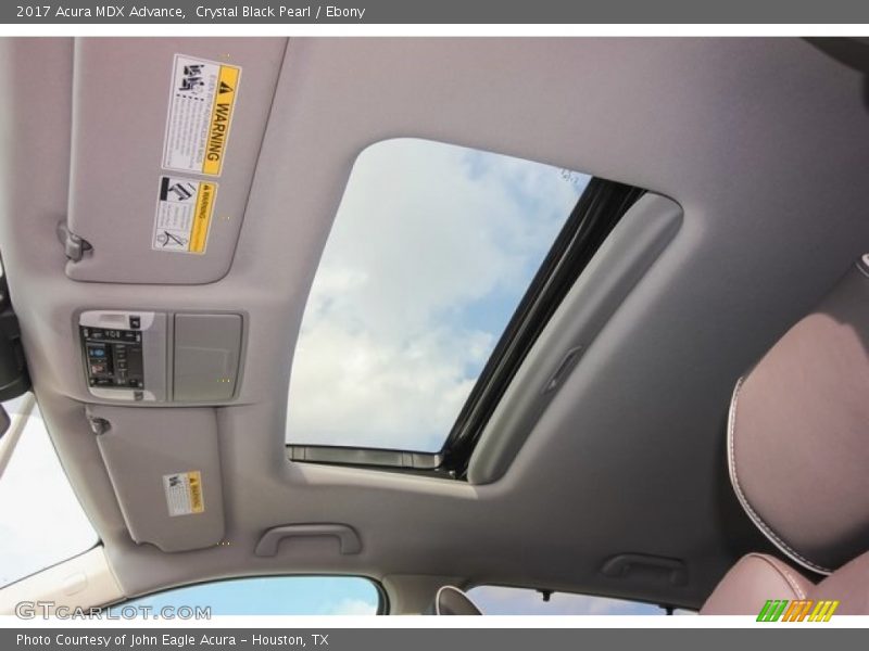 Crystal Black Pearl / Ebony 2017 Acura MDX Advance