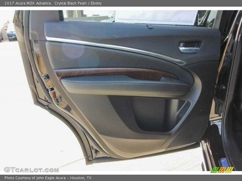 Crystal Black Pearl / Ebony 2017 Acura MDX Advance