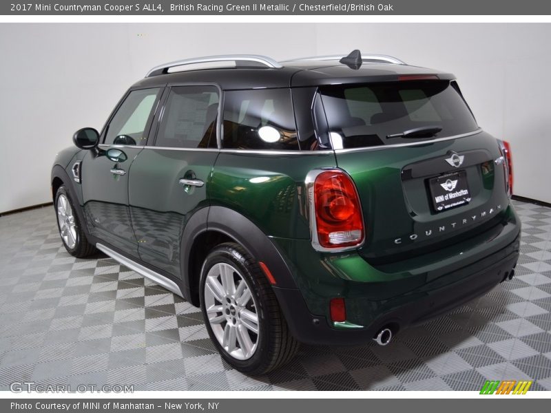 British Racing Green II Metallic / Chesterfield/British Oak 2017 Mini Countryman Cooper S ALL4
