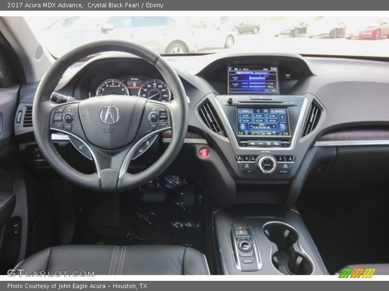Crystal Black Pearl / Ebony 2017 Acura MDX Advance