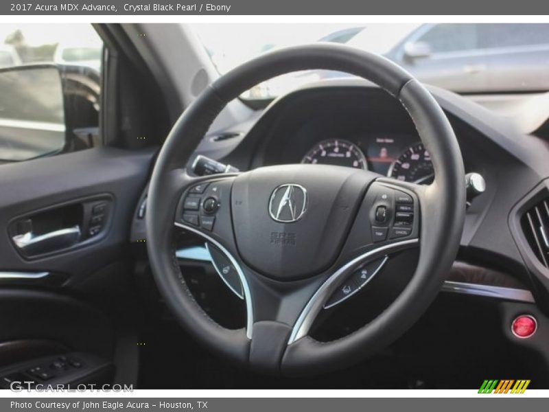 Crystal Black Pearl / Ebony 2017 Acura MDX Advance