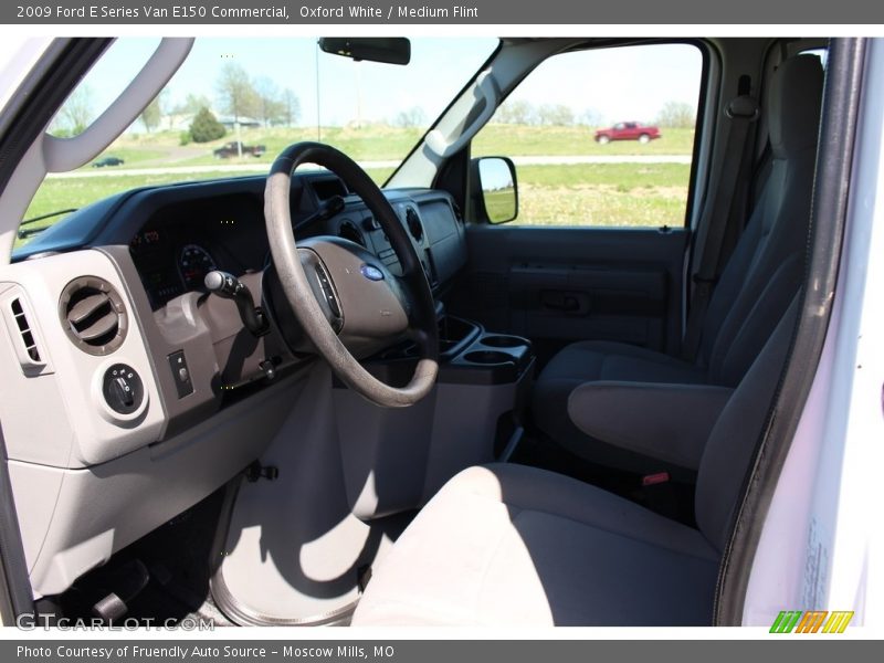 Oxford White / Medium Flint 2009 Ford E Series Van E150 Commercial