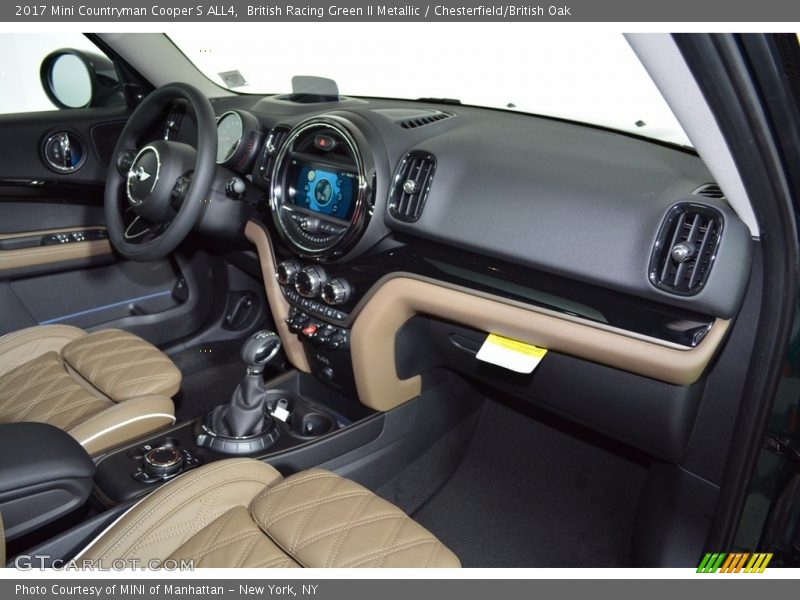 British Racing Green II Metallic / Chesterfield/British Oak 2017 Mini Countryman Cooper S ALL4