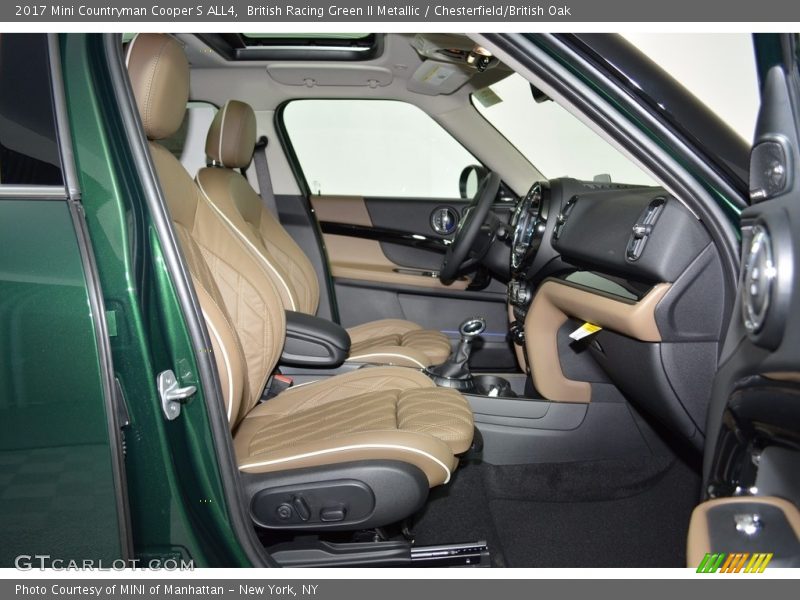 British Racing Green II Metallic / Chesterfield/British Oak 2017 Mini Countryman Cooper S ALL4