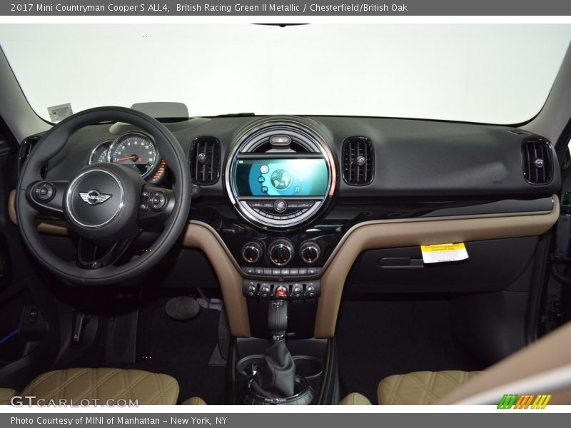 British Racing Green II Metallic / Chesterfield/British Oak 2017 Mini Countryman Cooper S ALL4
