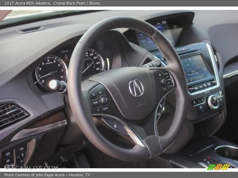 Crystal Black Pearl / Ebony 2017 Acura MDX Advance