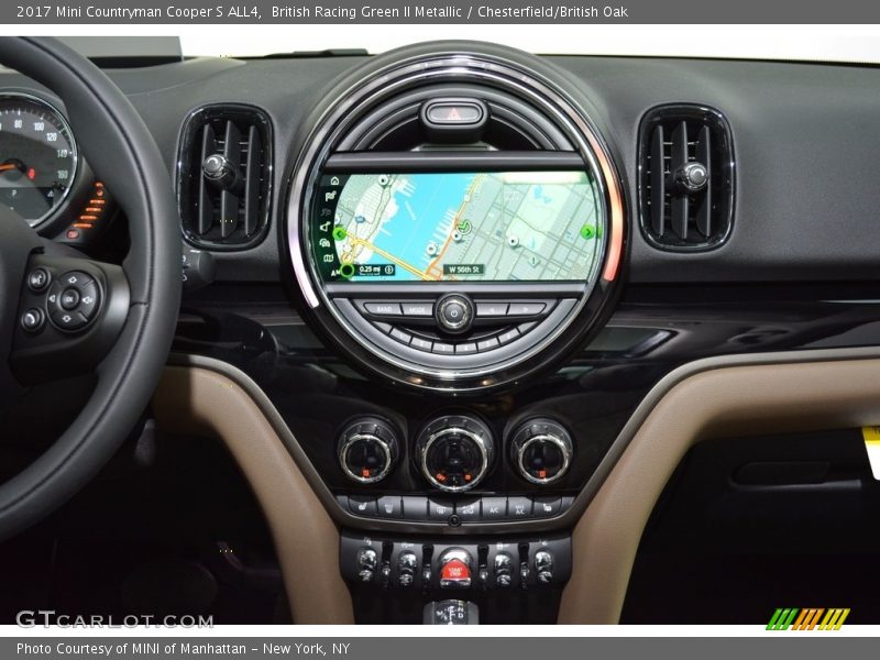 British Racing Green II Metallic / Chesterfield/British Oak 2017 Mini Countryman Cooper S ALL4
