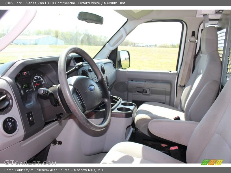 Oxford White / Medium Flint 2009 Ford E Series Van E150 Commercial