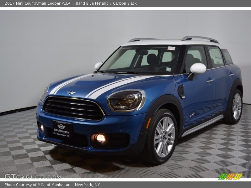 Island Blue Metallic / Carbon Black 2017 Mini Countryman Cooper ALL4