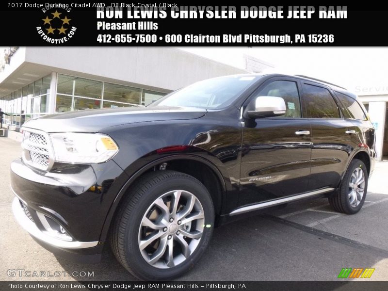 DB Black Crystal / Black 2017 Dodge Durango Citadel AWD