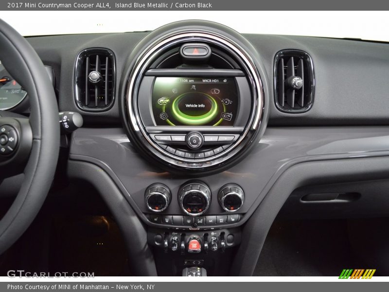 Island Blue Metallic / Carbon Black 2017 Mini Countryman Cooper ALL4