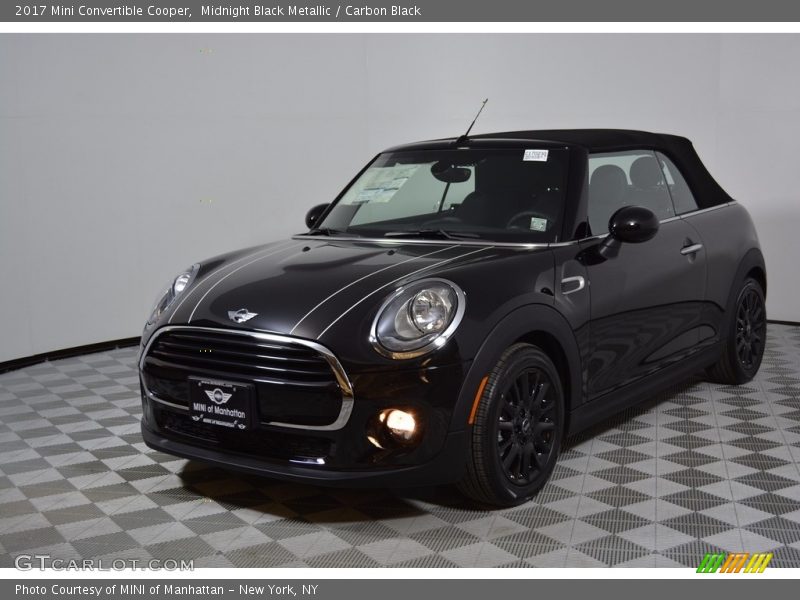 Midnight Black Metallic / Carbon Black 2017 Mini Convertible Cooper