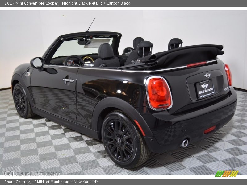 Midnight Black Metallic / Carbon Black 2017 Mini Convertible Cooper