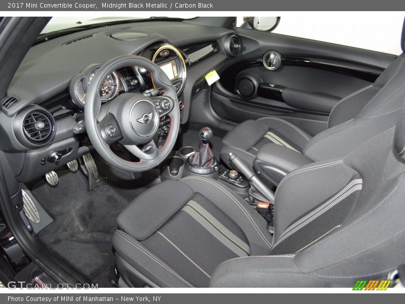 Midnight Black Metallic / Carbon Black 2017 Mini Convertible Cooper