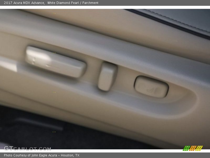 White Diamond Pearl / Parchment 2017 Acura MDX Advance