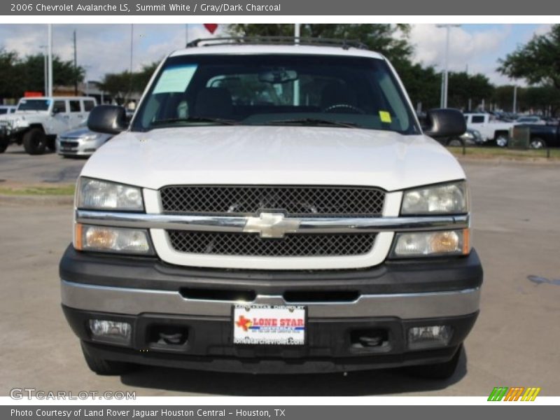 Summit White / Gray/Dark Charcoal 2006 Chevrolet Avalanche LS