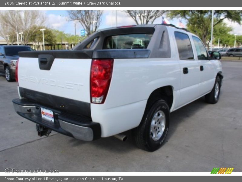 Summit White / Gray/Dark Charcoal 2006 Chevrolet Avalanche LS