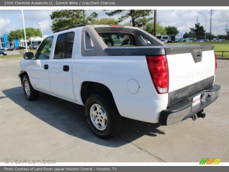 Summit White / Gray/Dark Charcoal 2006 Chevrolet Avalanche LS