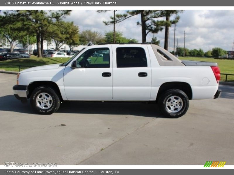 Summit White / Gray/Dark Charcoal 2006 Chevrolet Avalanche LS