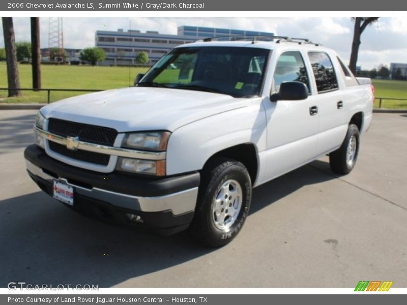 Summit White / Gray/Dark Charcoal 2006 Chevrolet Avalanche LS