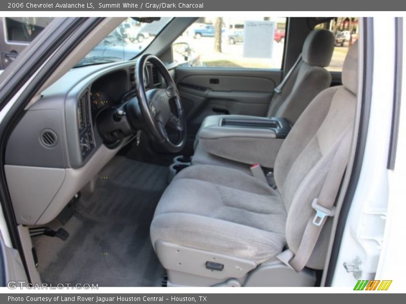 Summit White / Gray/Dark Charcoal 2006 Chevrolet Avalanche LS