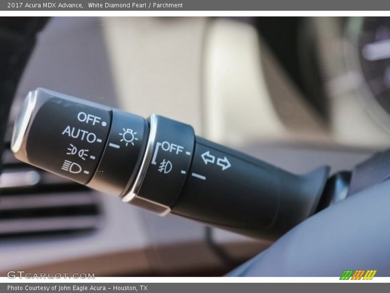 White Diamond Pearl / Parchment 2017 Acura MDX Advance