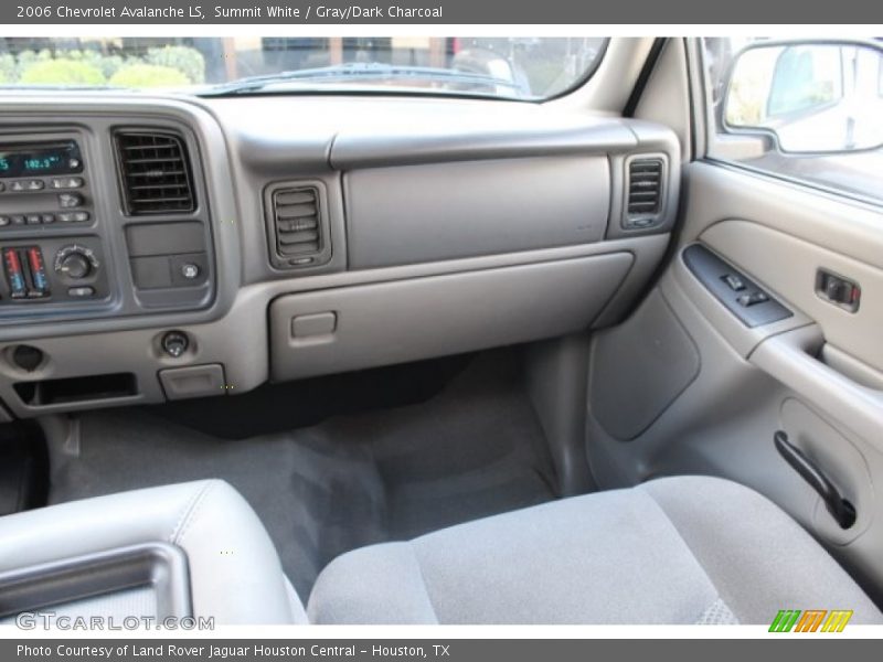 Summit White / Gray/Dark Charcoal 2006 Chevrolet Avalanche LS
