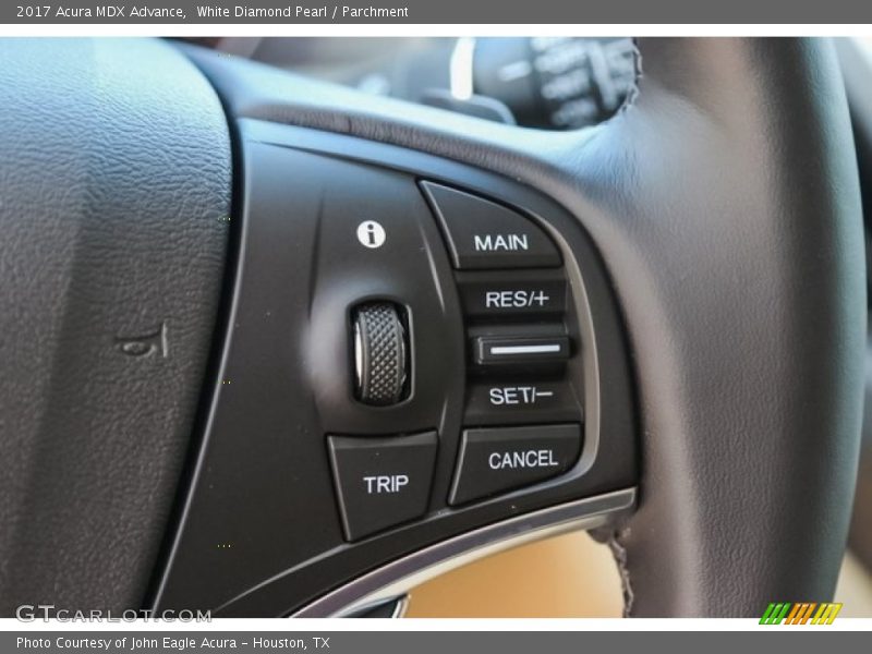 White Diamond Pearl / Parchment 2017 Acura MDX Advance
