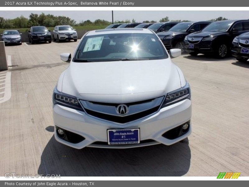 Bellanova White Pearl / Ebony 2017 Acura ILX Technology Plus A-Spec