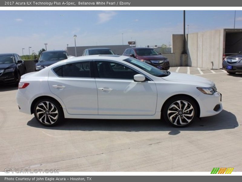 Bellanova White Pearl / Ebony 2017 Acura ILX Technology Plus A-Spec