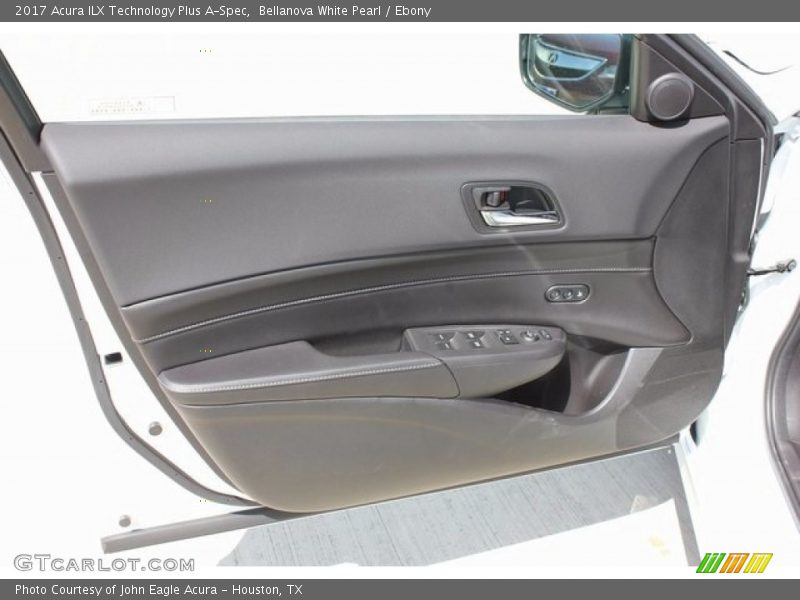 Bellanova White Pearl / Ebony 2017 Acura ILX Technology Plus A-Spec