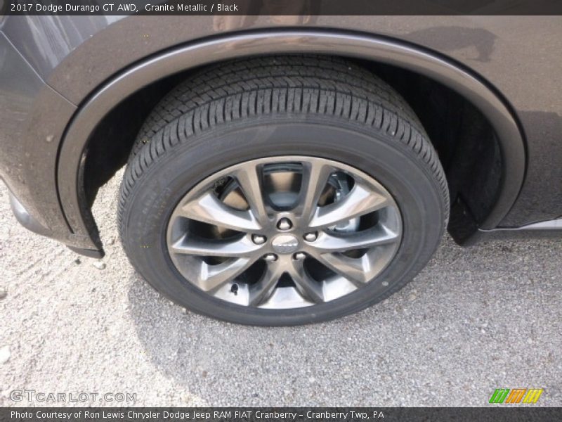 Granite Metallic / Black 2017 Dodge Durango GT AWD