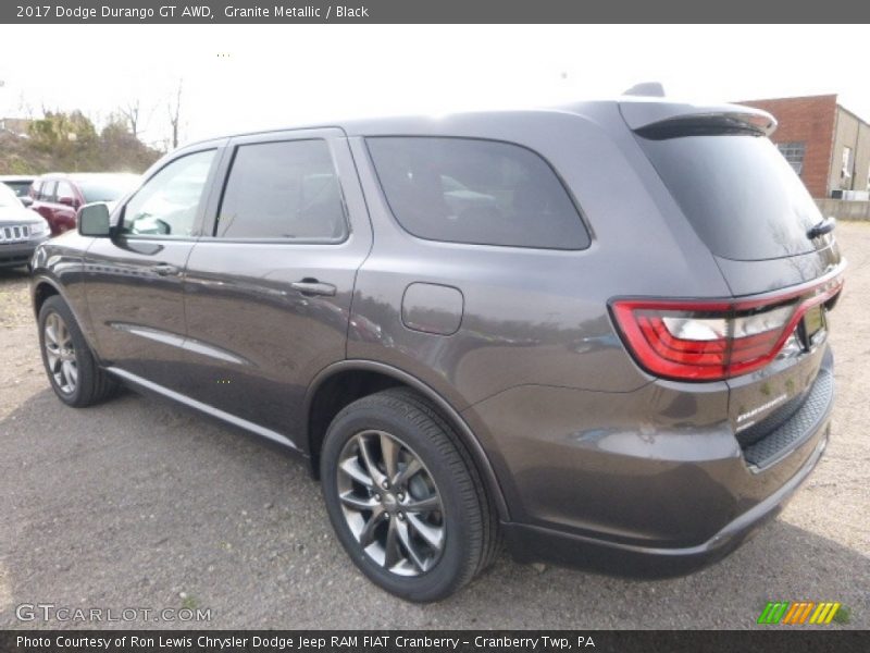 Granite Metallic / Black 2017 Dodge Durango GT AWD