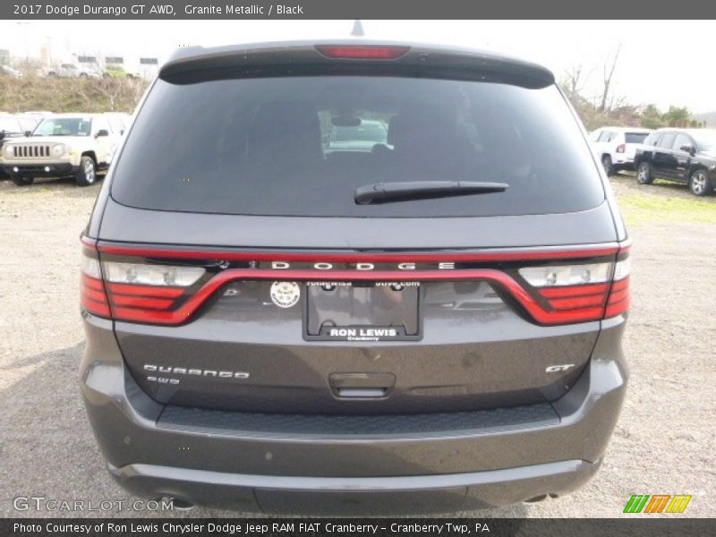 Granite Metallic / Black 2017 Dodge Durango GT AWD