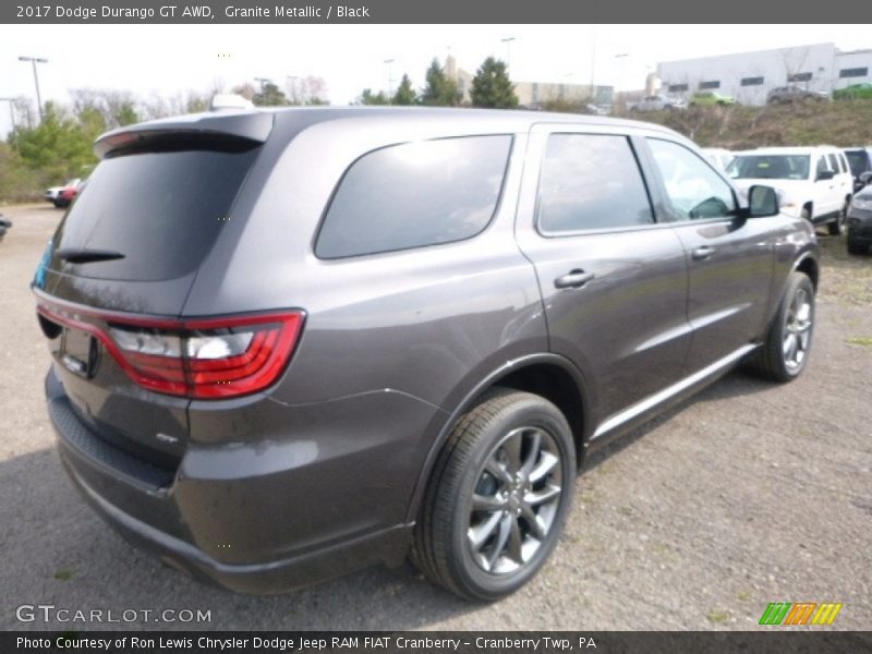 Granite Metallic / Black 2017 Dodge Durango GT AWD