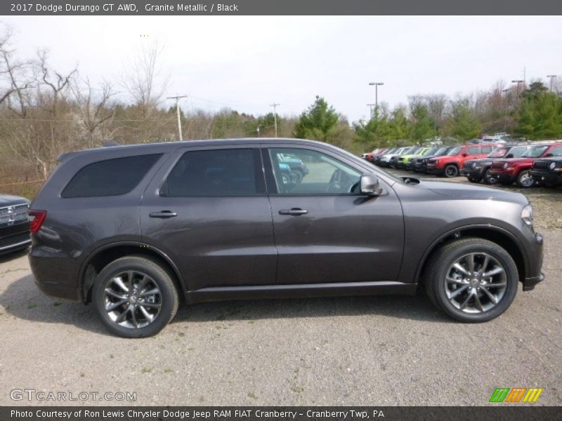 Granite Metallic / Black 2017 Dodge Durango GT AWD