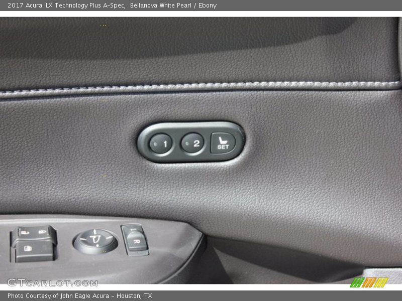 Bellanova White Pearl / Ebony 2017 Acura ILX Technology Plus A-Spec