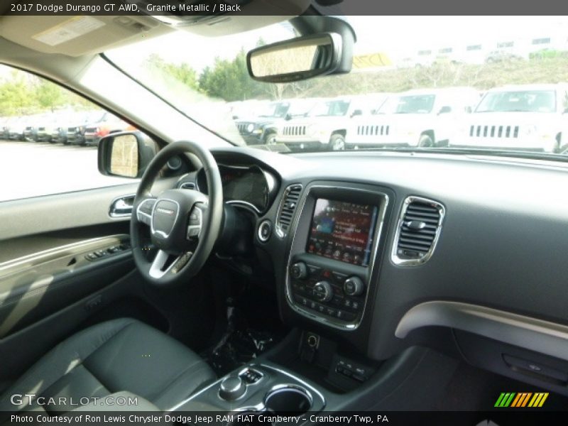 Granite Metallic / Black 2017 Dodge Durango GT AWD