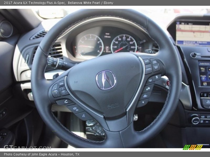 Bellanova White Pearl / Ebony 2017 Acura ILX Technology Plus A-Spec